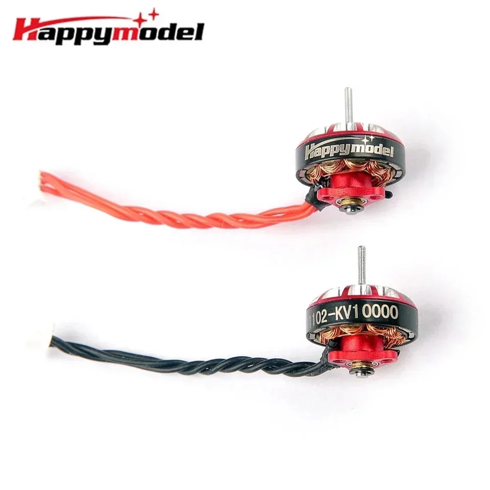 Фото Комплект из 4 бесщеточных двигателей HappyModel EX1102 1102 9000KV 10000KV 2-3S для дронов Mobula7 HD 75mm 85mm Tinywhoop UniFly №3