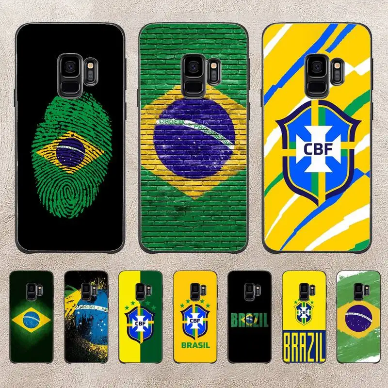 

Brazil Flag Phone Case For Samsung Galaxy J200 J2 Prime J2 Pro J6 2018 J250 J4 Plus J415 J5 Prime J7