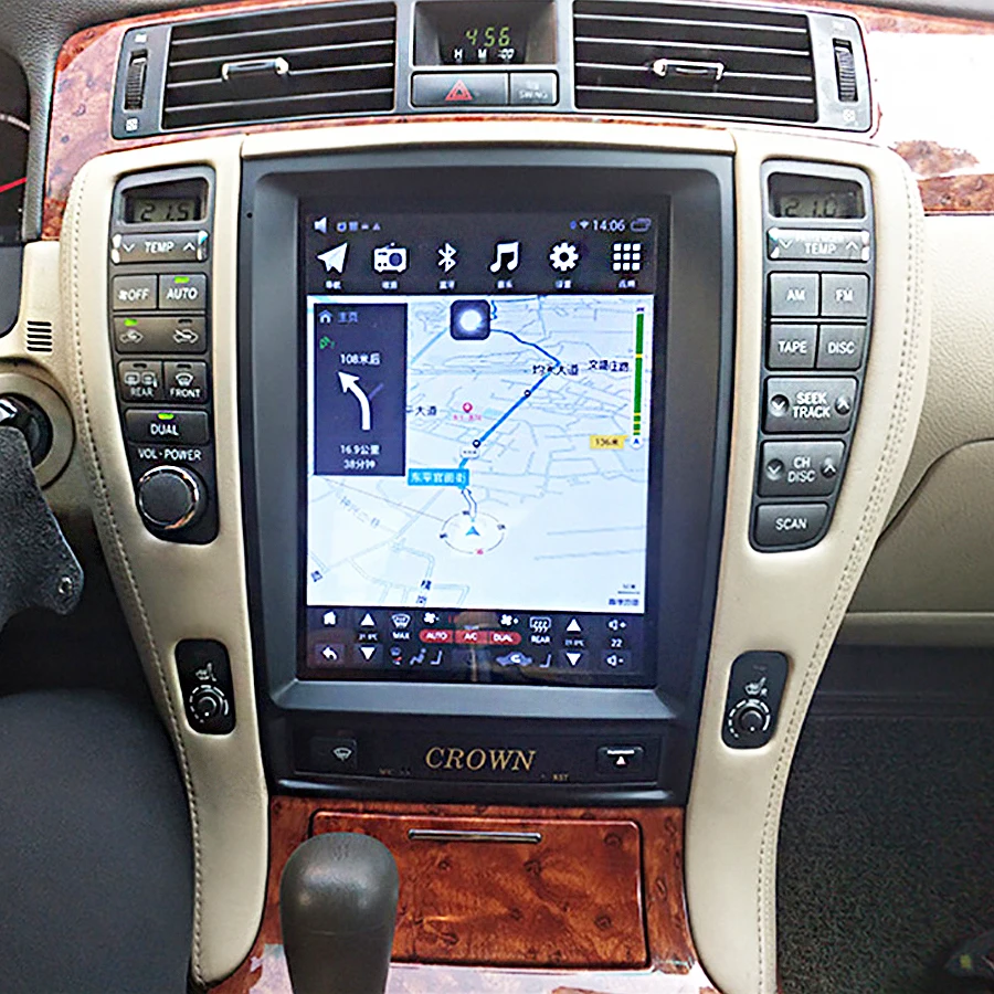 

Мультимедийный видеоплеер для Toyota Crown 2004-2012, стерео, экран 10,4 дюйма, Android 12, ОЗУ 8 Гб, ПЗУ 128 ГБ, радио, GPS