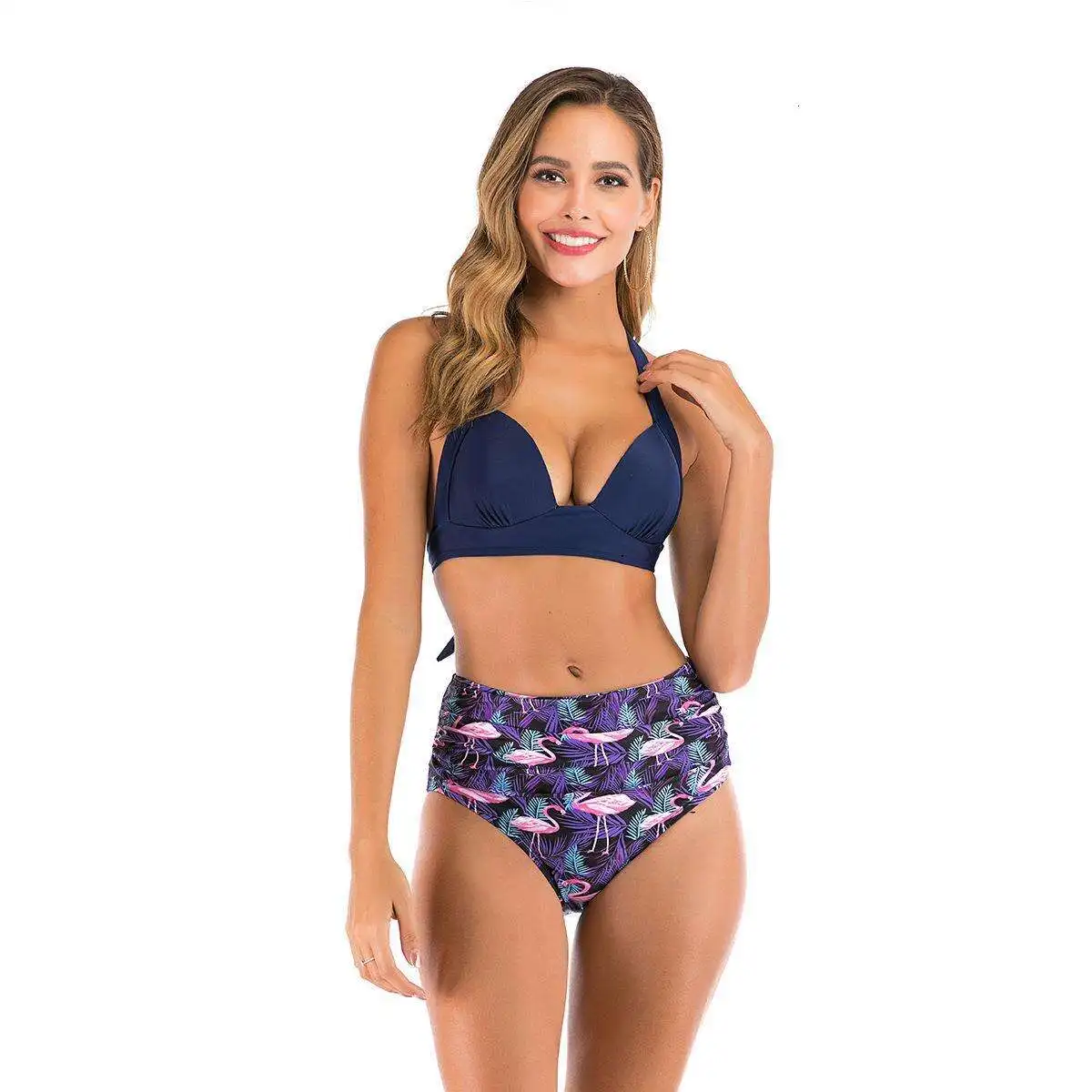 

Bikini Split Multi Color High Waist Sexy Swimsuit Female