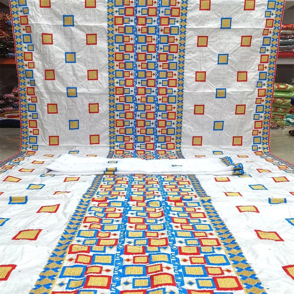 

Новое поступление, хорошо знакомый Африканский парчовый хлопок Bazin Getzner 2021, высокое качество, Африканский базин, богатая кружевная ткань HL81354