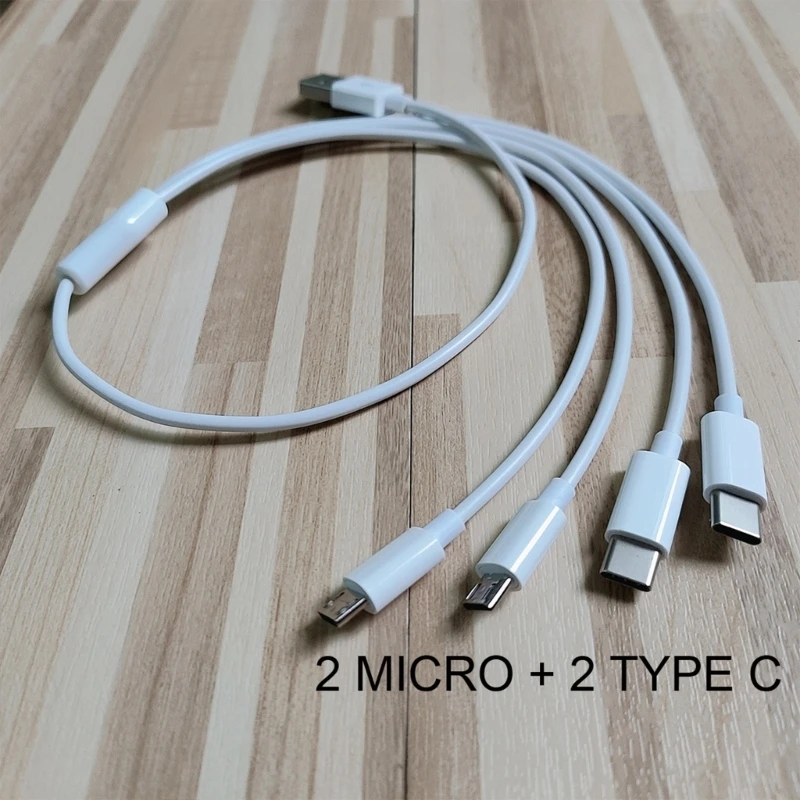 USB-2 Type-C + 2 микрошнура питания для планшетов Прямая поставка