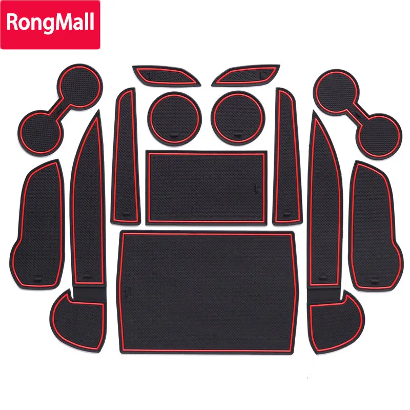 

Anti-Slip Gate Slot Mat for Mitsubishi Pajero Sport 2015 - 2019 Montero Shogun Rubber Cup Mats Accessories Stickers