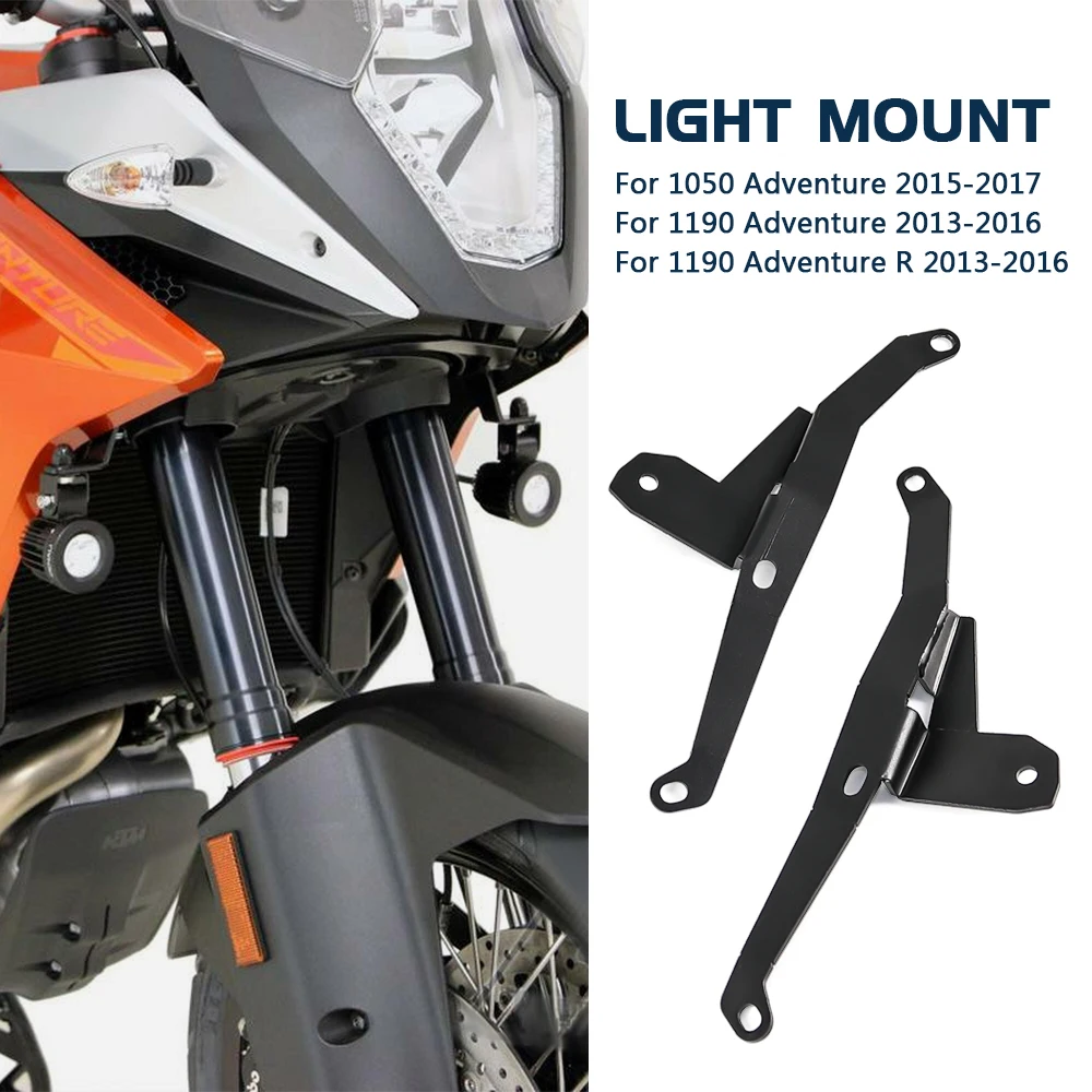 

For 1050 1190 Adventure R 2013 - 2016 Motorcycle Accessorie Auxiliary Light Mounting Brackets Driving Lamp Spotlight Holder