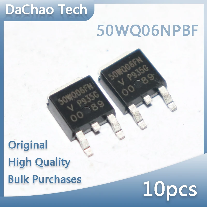 

10pcs 50WQ06FNPBF 50WQ06 60V 5.5A VISHAY Schottky Diodes TO-252 Original New