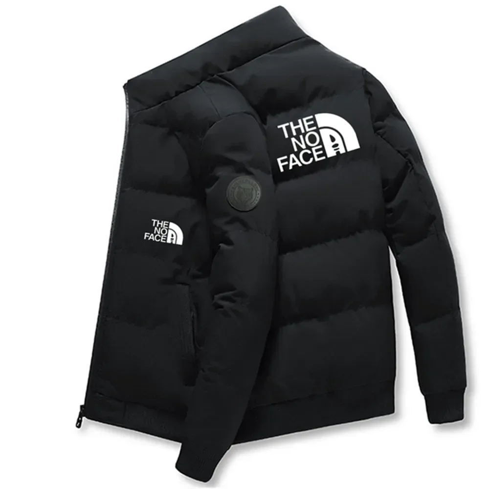 

Мужская стеганая куртка 2023 зимняя трендовая короткая стеганая Мужская куртка с логотипом головы тигра Толстая Повседневная стеганая куртка мужские парки