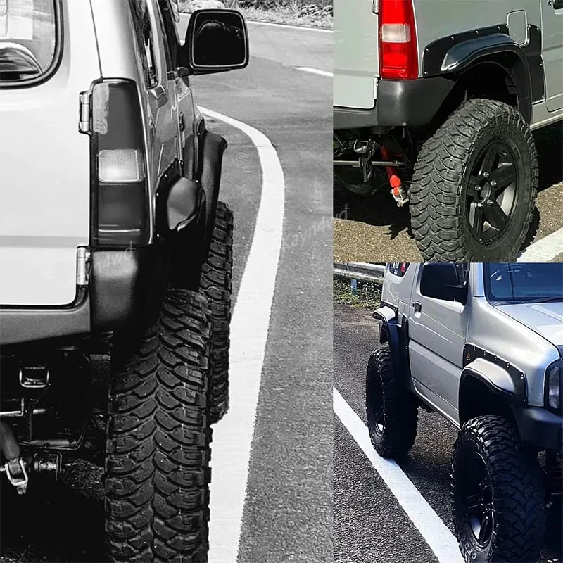 Расширители колесных арок из АБС-пластика для Jimny JB23 JB33 JB43 1998-2018 годов выпуска, детали для тюнинга внедорожников. (art.: 3920dcc047ade) - 3920dcc047ade