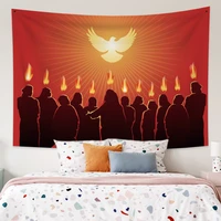 candlelight jesus twelve saints large wall tapestry aesthetics bedroom decorative sheet home art decor tapestry for room