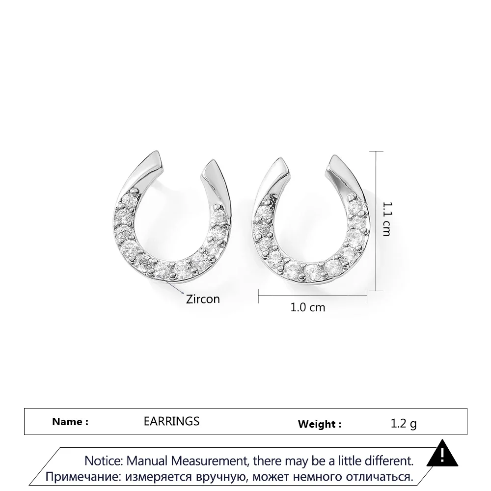 Серьги-гвоздики UILZ геометрической формы для женщин минималистичные серьги