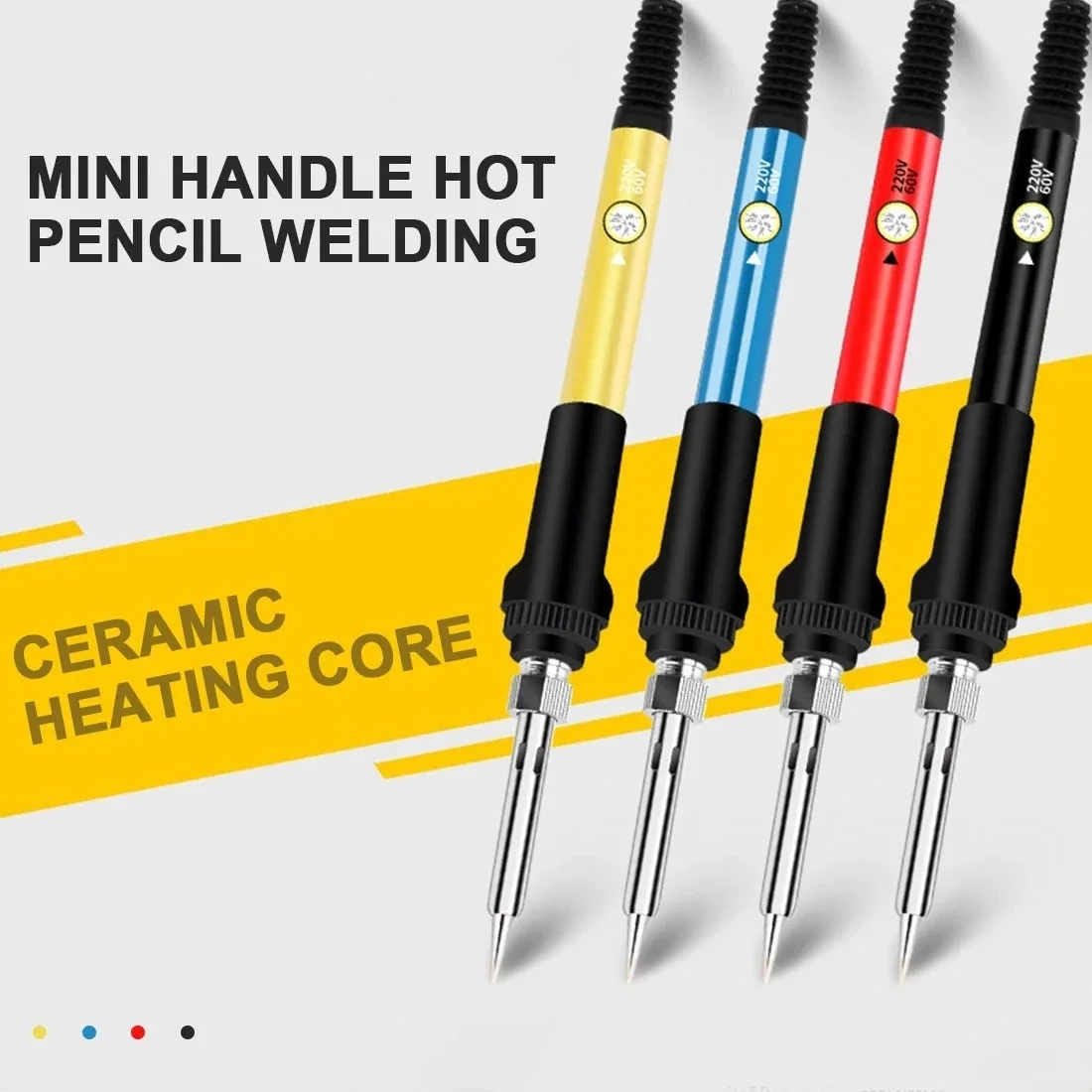 

60W Electric Soldering Iron Adjustable Temperature With Switch 220V 110V Welding Tool Solder Rework Station Repair Tools