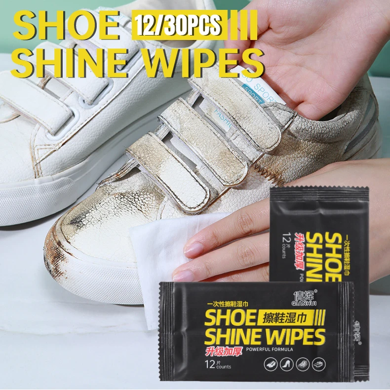 

Clean Quick Wipe For Sneakers Shoes Cleaning Care Shoe Shine Wipes Upgrade Thickened Shoe Household Accessories Shoes Wet Wipe