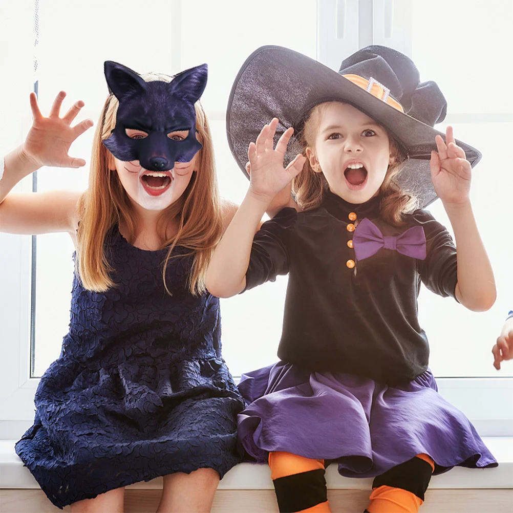 3 шт. маска лисы на Хэллоуин легкая одежда из ЭВА реквизит для фотосессии