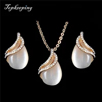 fantastic womens jewelry sets filled chain necklace earrings set