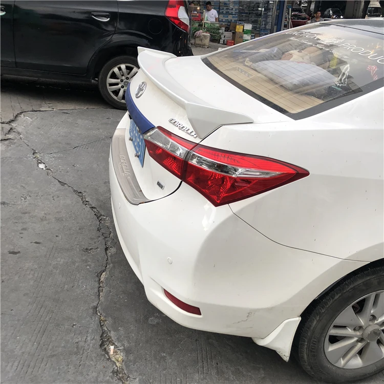 Спойлер для 14 TRD Corolla спойлер из АБС-материала заднего крыла автомобиля задний