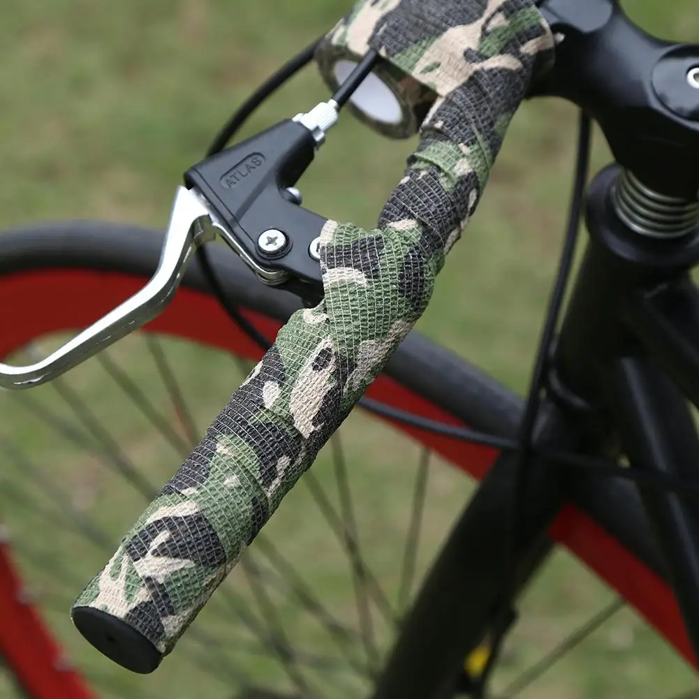 

Sport Tape Waterproof Outdoor Camo Self-Adhesive Tape Camouflage Stealth Tapes Wraps Ankle Tubular Bandage Band