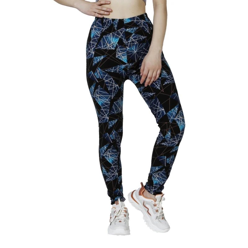 Леггинсы PD35 с лазерным принтом женские облегающие леггинсы новые стильные для