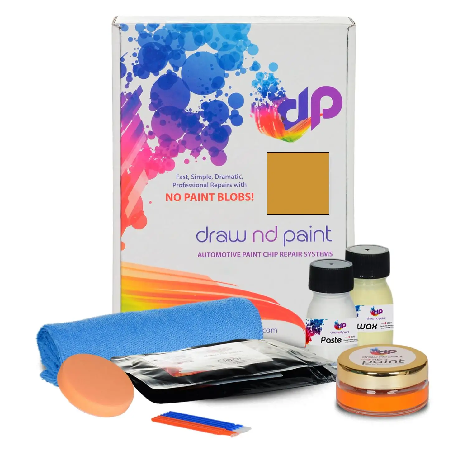 

DrawndPaint compatible with Rolls Royce Automotive Touch Up Paint - INSPIRED GOLD MET - FJ48-1E8J - Essential Care