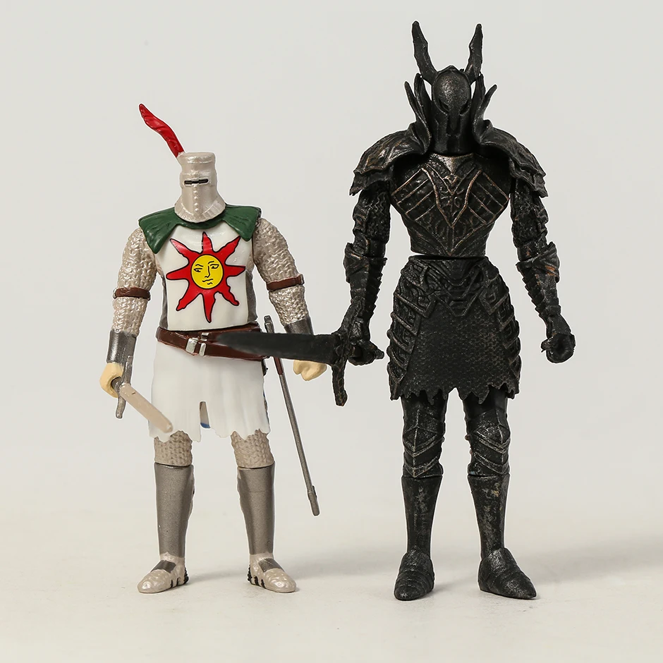 

Dark Souls Solaire of Astora #16 Black Knight #17 Mega Merge 4" Figure PVC Figurine Collectible Model Decoration Toy