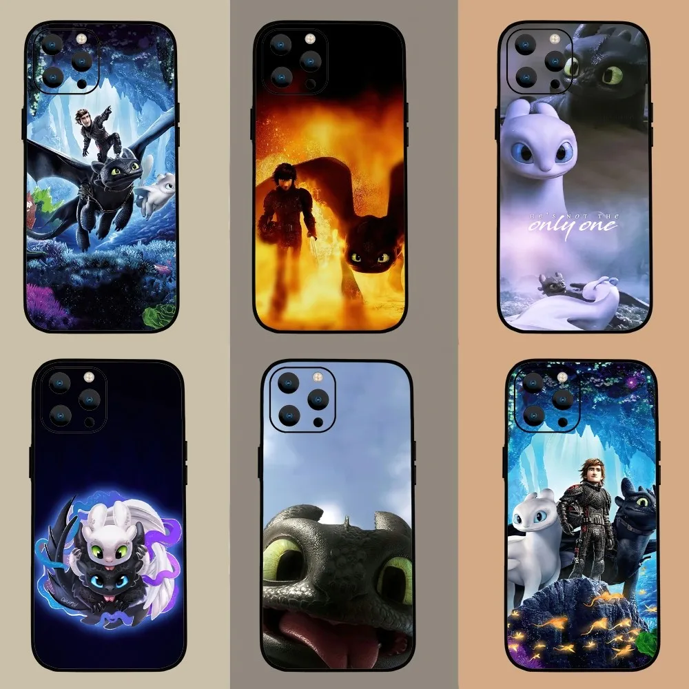 Чехол для телефона Lovely Couple Toothless Fury Dragon Samsung Galaxy A53 A33 A70 A73 A54 A51 A71 A52S 5G Soft Cover Shell