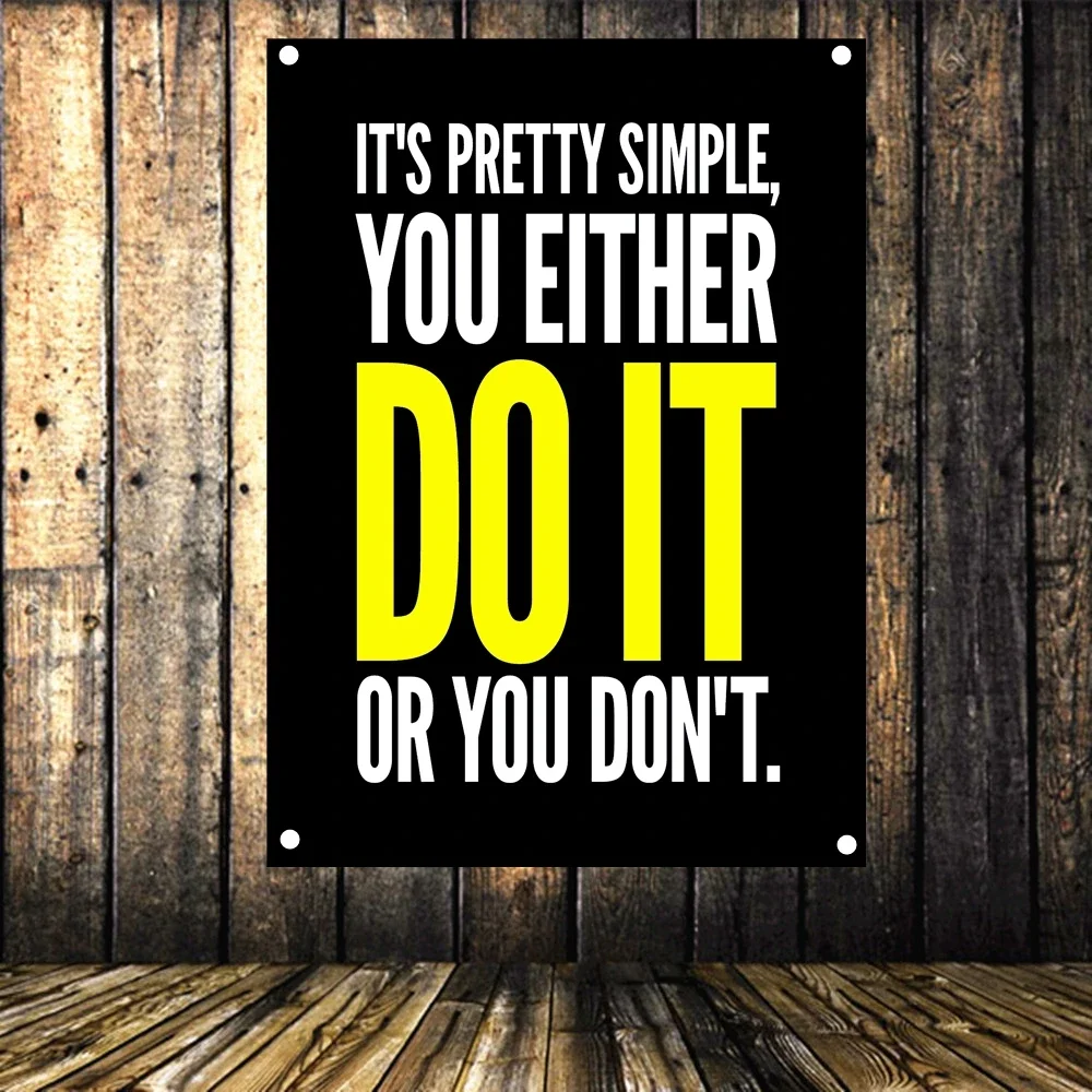 ДО ИТ! Мотивационные постеры для тренировок баннеры бодибилдинга настенные