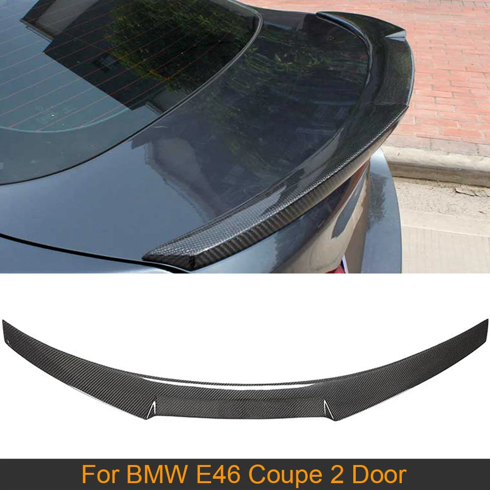 

Car Rear Trunk Spoiler Wing For BMW 3 Series E46 Coupe 2 Door 1999-2006 Rear Trunk Spoiler Boot Lip Wing Carbon Fiber