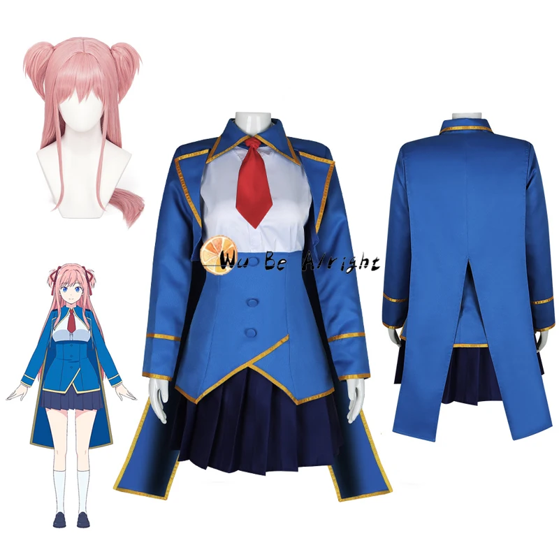 

Женская школьная форма с фиолетовым градиентом, в стиле аниме