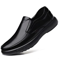 2022 mens genuine leathermicrofiber leathe shoes 38 47 soft anti slip rubber loafers man casual leather shoes zapatos hombre