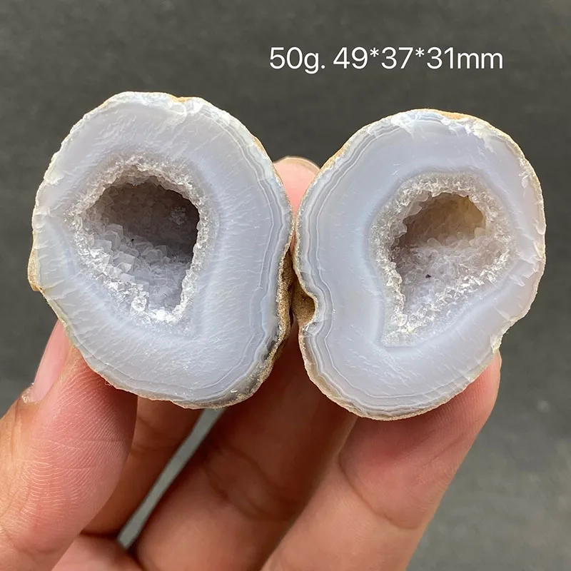 

100% натуральное агатовое яйцо, нарезанный необработанный камень, минеральный лечебный кристалл