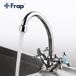 Смеситель для кухни Frap F4908, поворот на 360 градусов, в классическом стиле, для холодной и горячей воды