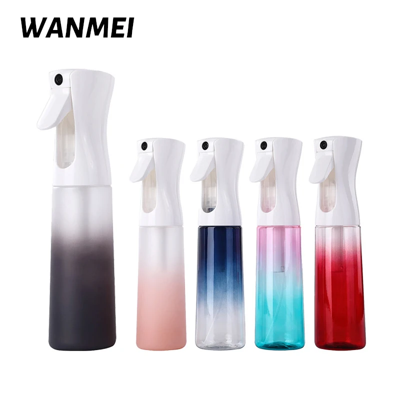 

200/300ml Gradient color Spray Bottle household continuous pump fine mist spray kettle alcohol high-pressure Garden Watering Can