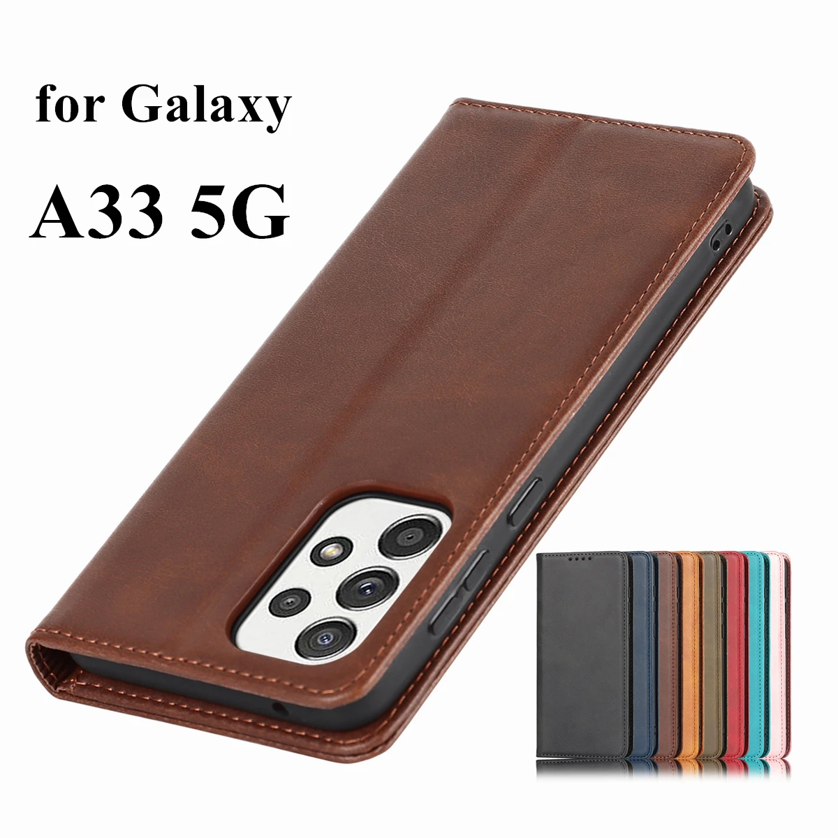 

Leather case for Samsung Galaxy A33 5G Flip case card holder Holster Magnetic attraction Cover Case Wallet Case