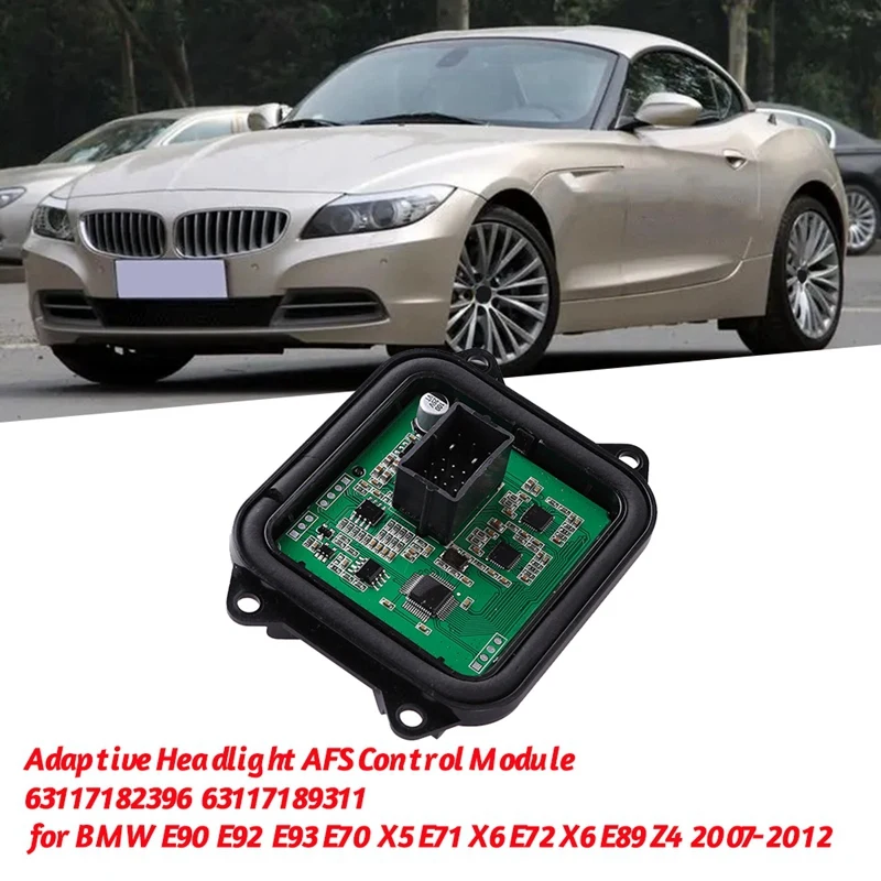Автомобильная Адаптивная фара AFS модуль управления 63 11 7182396 для BMW E90 E92 E93 E70 X5 E71 X6 E72
