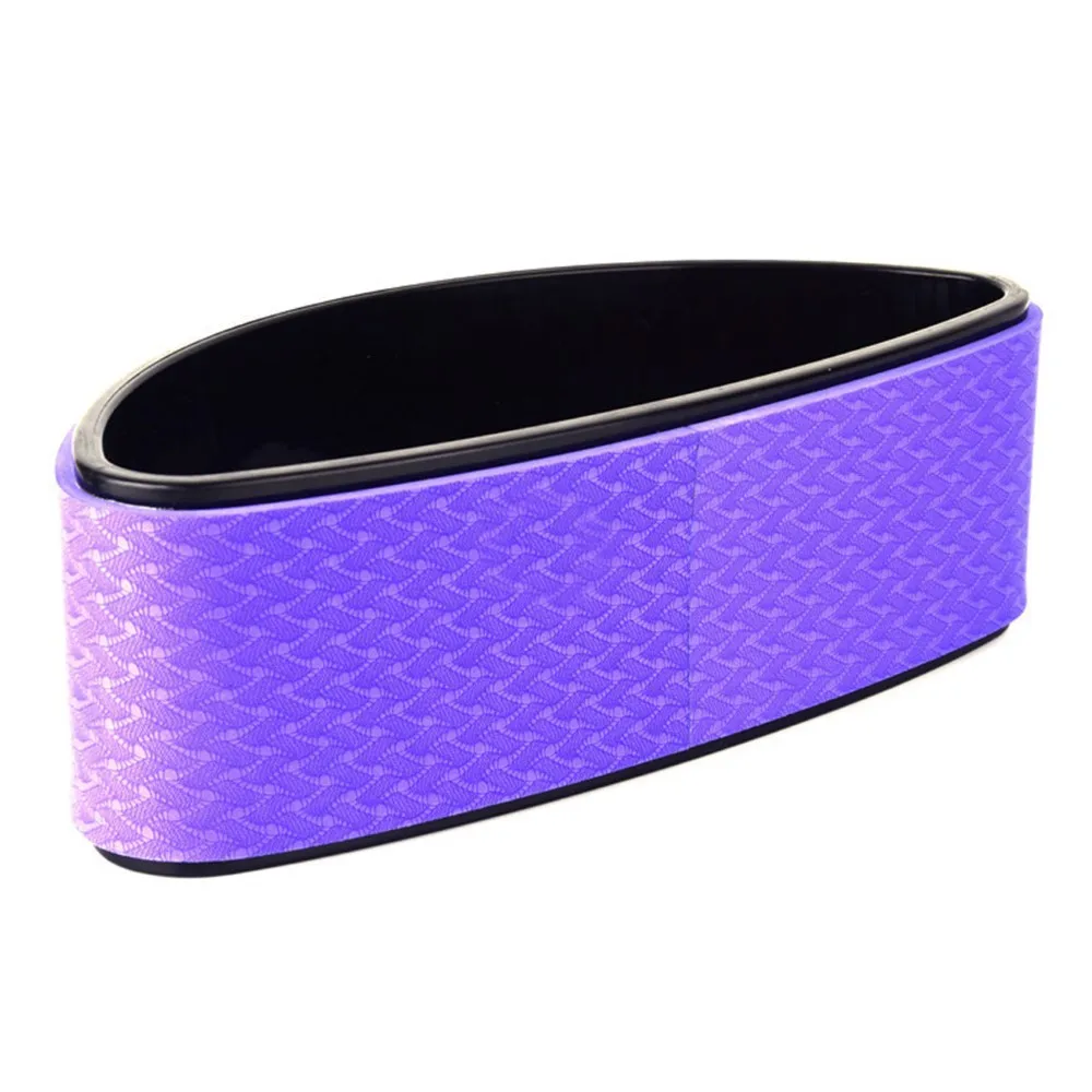 

Yoga Wheel Half Round Comfortable Yoga Prop Wheel for Stretching Improving Flexibility and Backbends