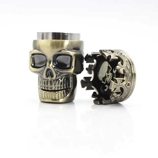 

King Skull Manual Tobacco Weed Grinder Herbal Herb Smoke Spice Crusher Hand Muller Tobacco Weed Grinders Smoking Accessories