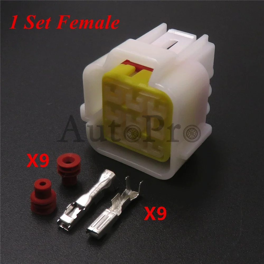 

1 комплект, 9-луночный FW-C-9M-B FW-C-9F-B, автомобильный водонепроницаемый адаптер переменного тока в сборе, пластиковый корпус, разъем автомобильного электрического провода