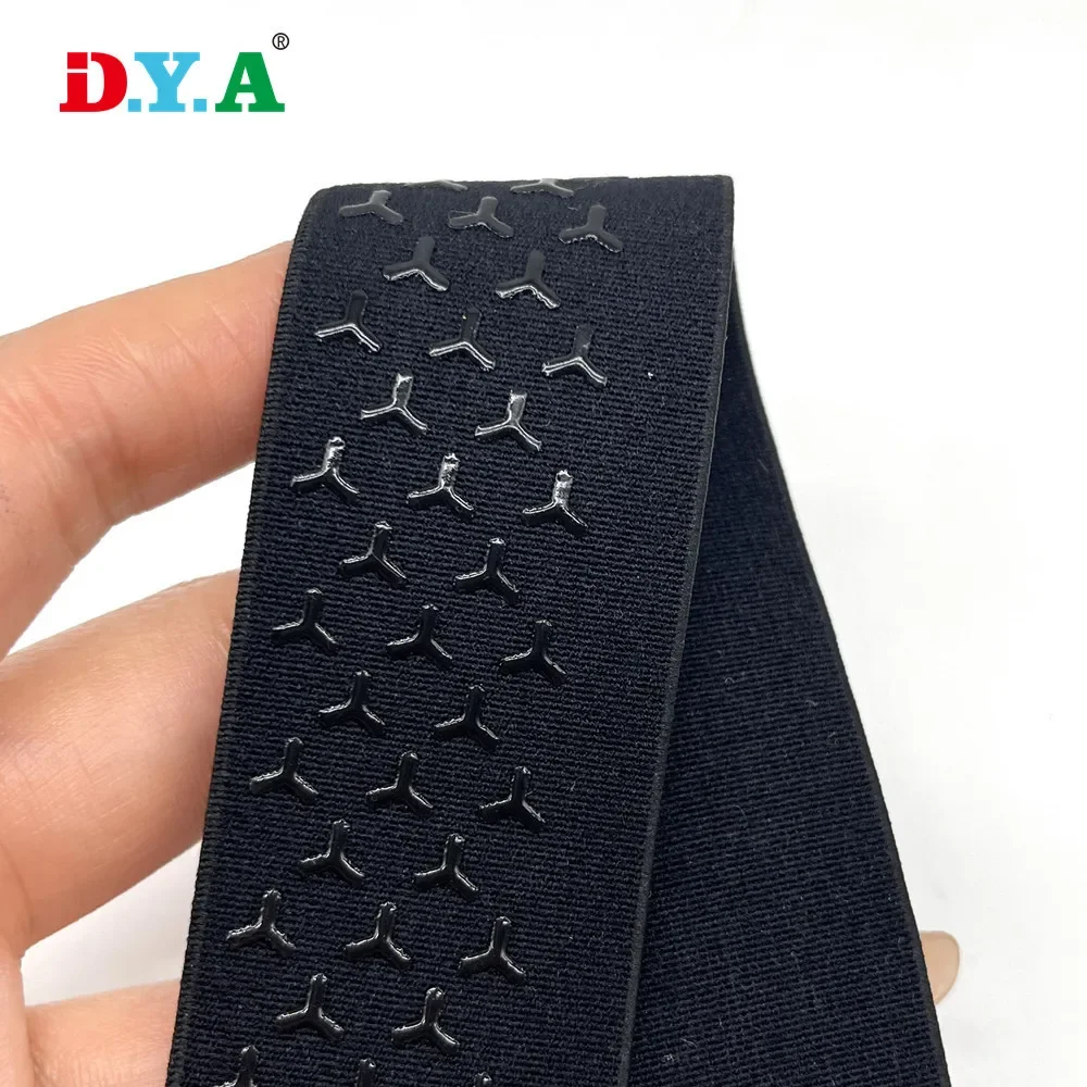 Жаккардовая лента с логотипом Нескользящая силиконовая для печати товары