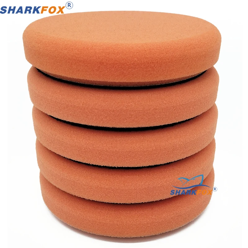 

Sharkfox 5 "(125 мм)/6" 150 мм) автомобильная губка для полировки полировальных подушечек для автомобильного буфера DA/RO/GA