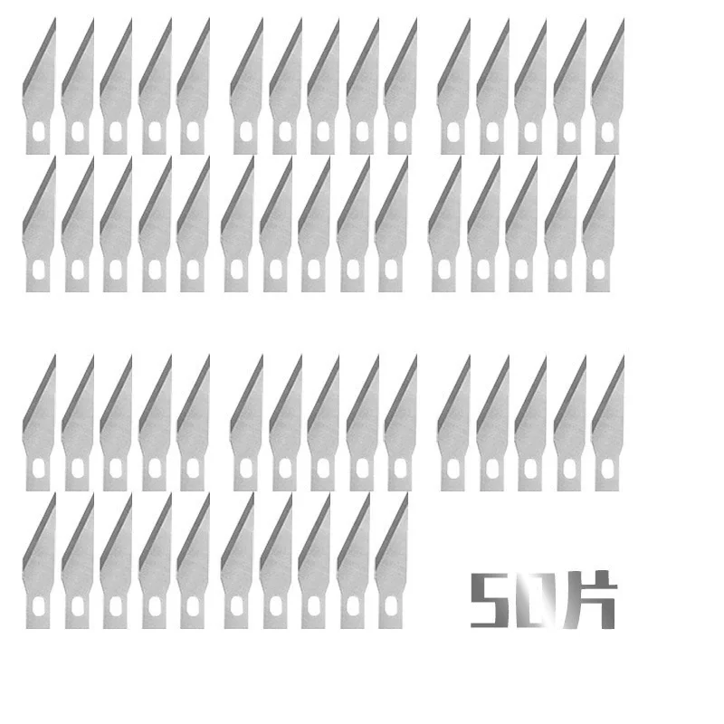 50/100 шт. #11 лезвий нож для гравировки из нержавеющей стали