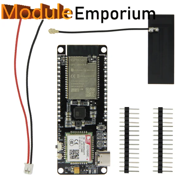 

TTGO T-Call&SIM800C-DS V02 ESP32 WIFI BT Card Slot SIM800C Module Development Board