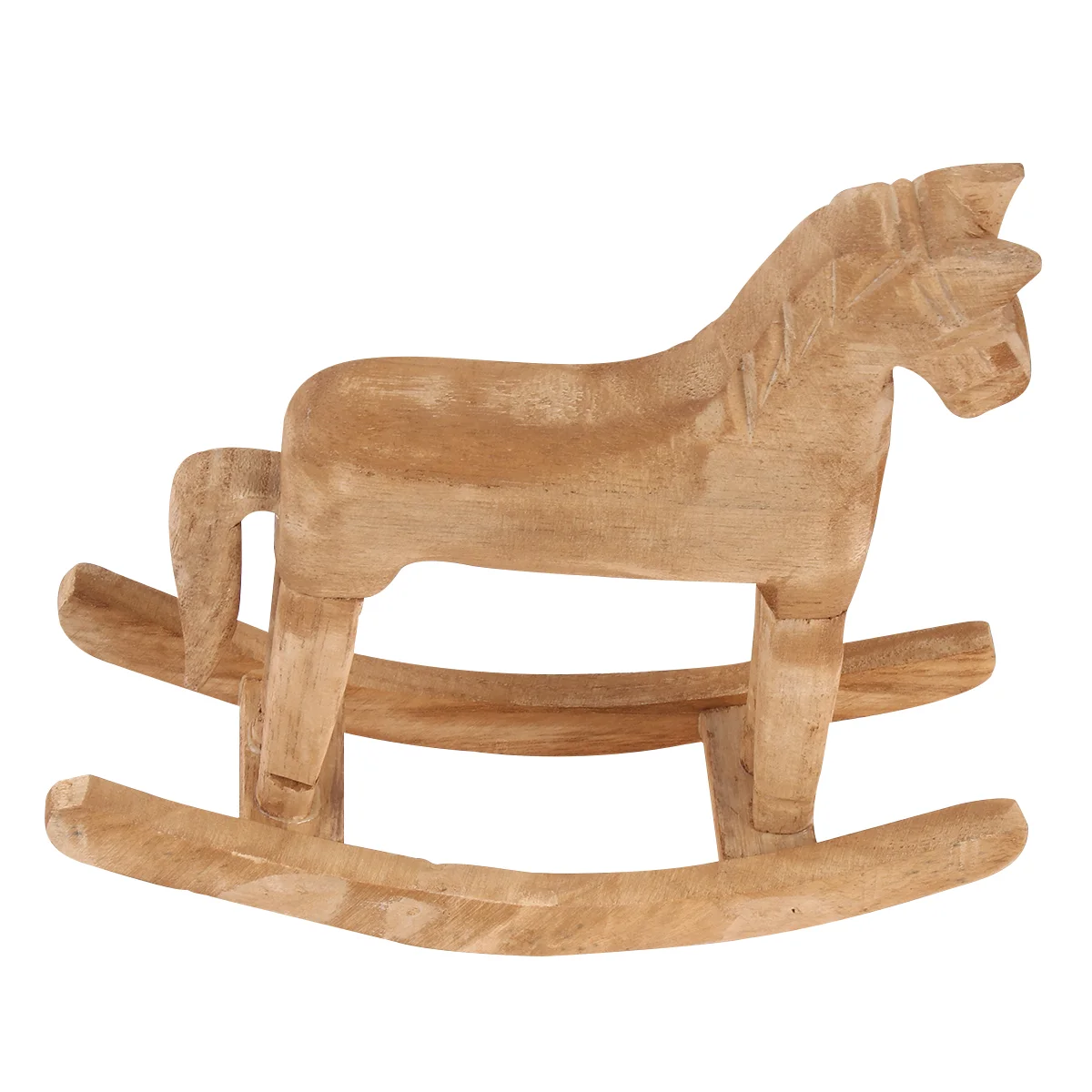 

Horse Rocking Decor Wooden Woodtable Craft Child Ornament Decoration Bedroom Mini Kids Sculpture Animal Statue Home Walker