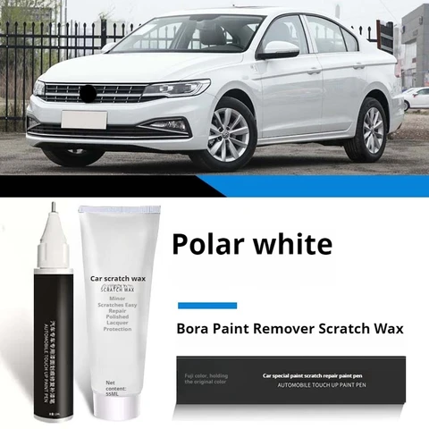Ручка для ремонта автомобильной краски Volkswagen Bora, оригинальная черная, белая, 2023, ремонт автомобильной краски VW Bora