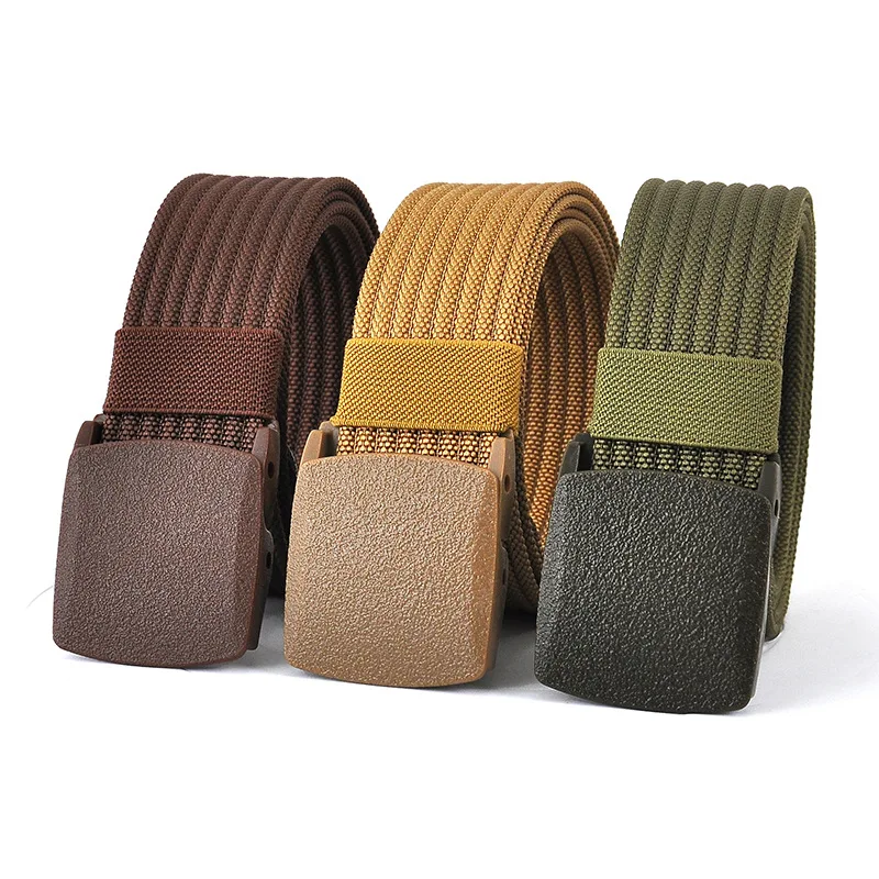 

Automatic Buckle Nylon Belt Male Army Tactical Belt Mens Military Waist Canvas Belts Cummerbunds High Quality No Punching Strap