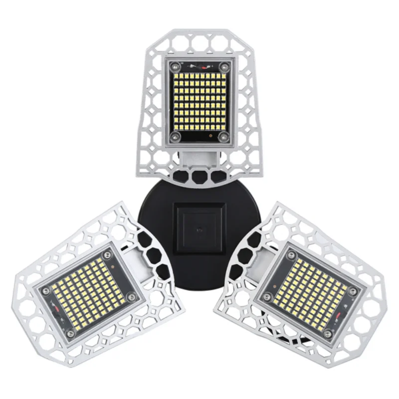 

65W LED Garage Light 3 Panels Deformable 7200LM Super Bright E27 Compatible[US Stock]