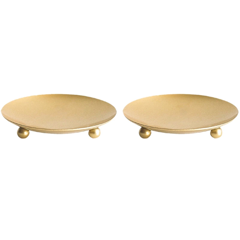 2 упаковки подсвечник из железной пластины декоративная железная колонна для