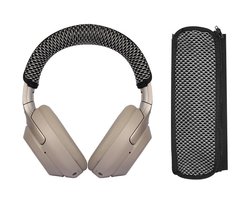 Фото Сменный чехол на голову для наушников SONY MDR-1000xm3 1000xm4 1000xm5, сетчатый тканевый защитный чехол на молнии для головы №5