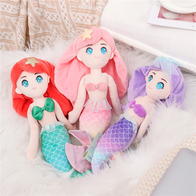 Игрушка-русалка Мягкая кукла-животное из океана подарок для детей подруга