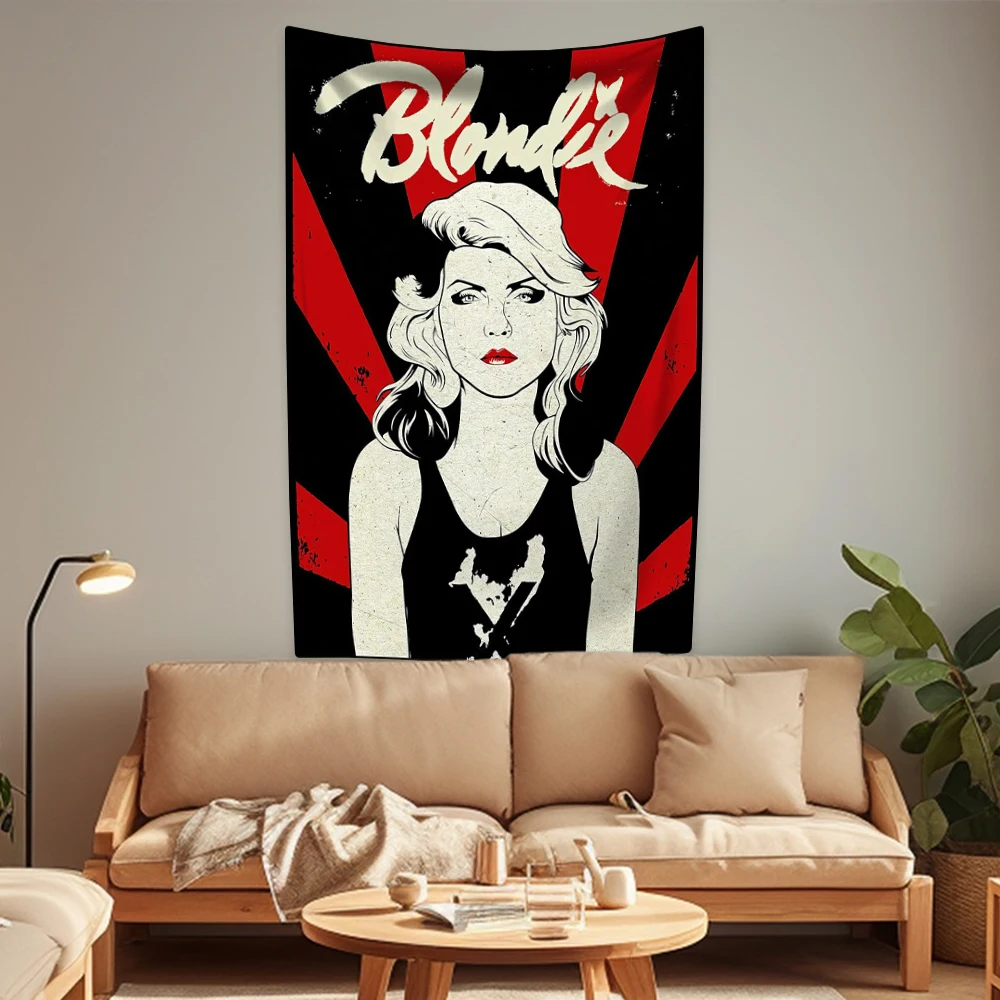 Винтажный гобелен в стиле панк хиппи украшение для дома настенный фон общежития