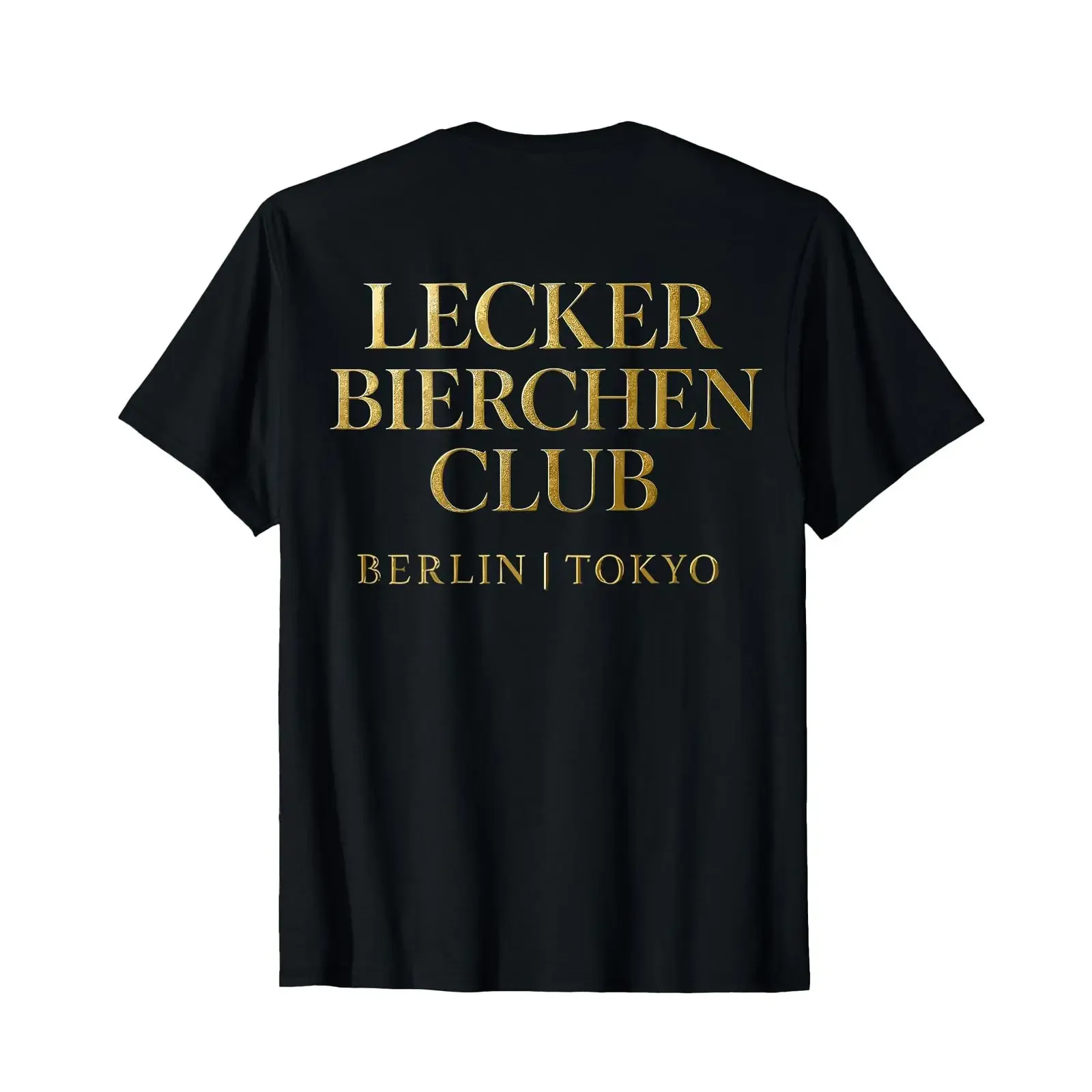 Фото Lecker Bierchen Club Текст на спине футболки винтажная дизайнерская одежда модная комфортная мягкая повседневная уличная одежда стильная №1