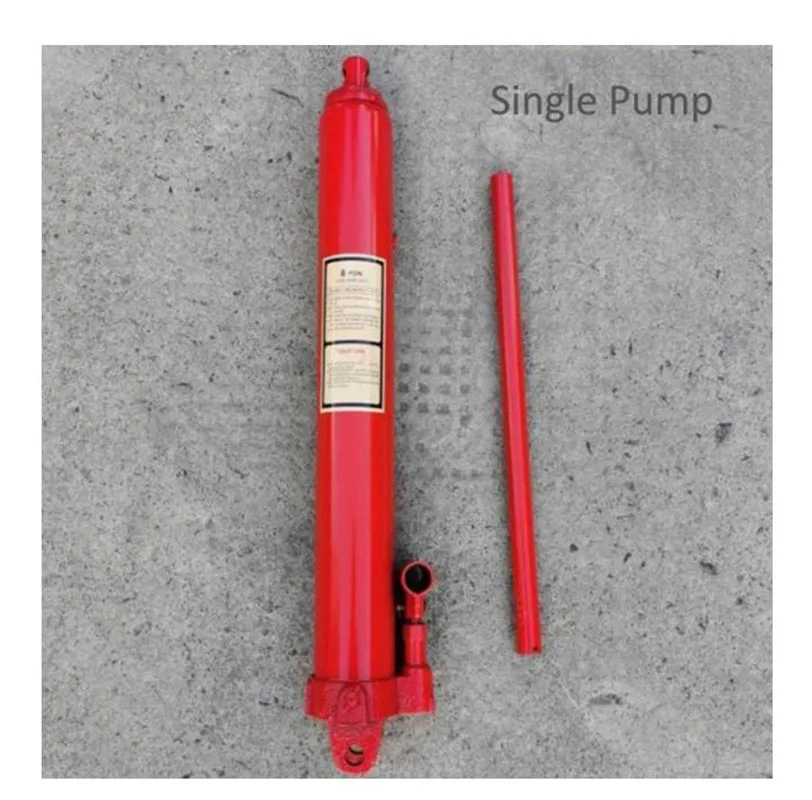 8 Ton Hydraulic Single/Double Pump Jack Repair Tool Long Ram Manual Replacement 8T Engine Hydraulic Jack Lift Hoist Tool 1PC images - 6