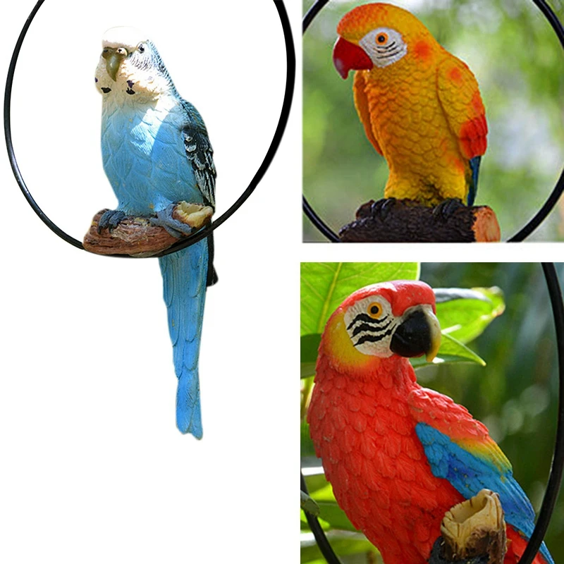 Имитация каучукового попугая домашнее украшение ручная работа креативная